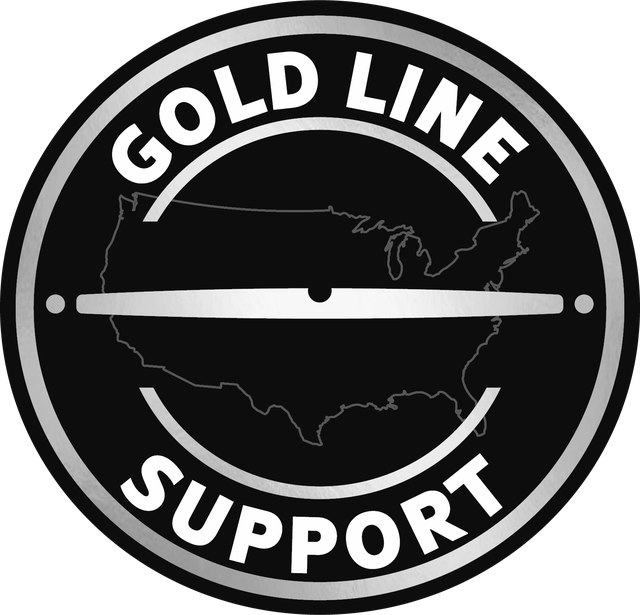 Gold Line Support badge
